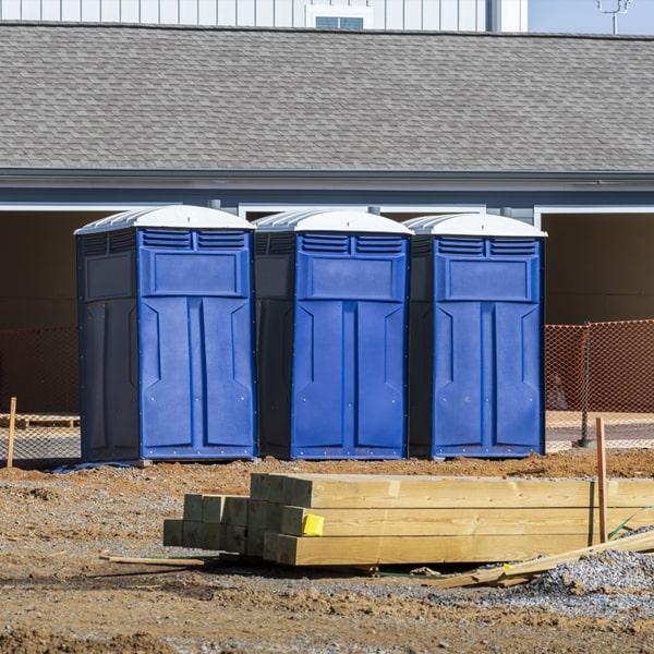 Heavy-duty construction site porta potty in Newton, Iowa