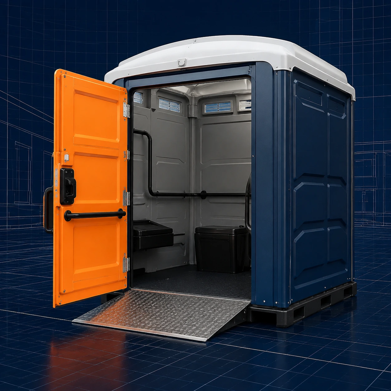 Portable restroom rental planning for Lambs Grove, IA